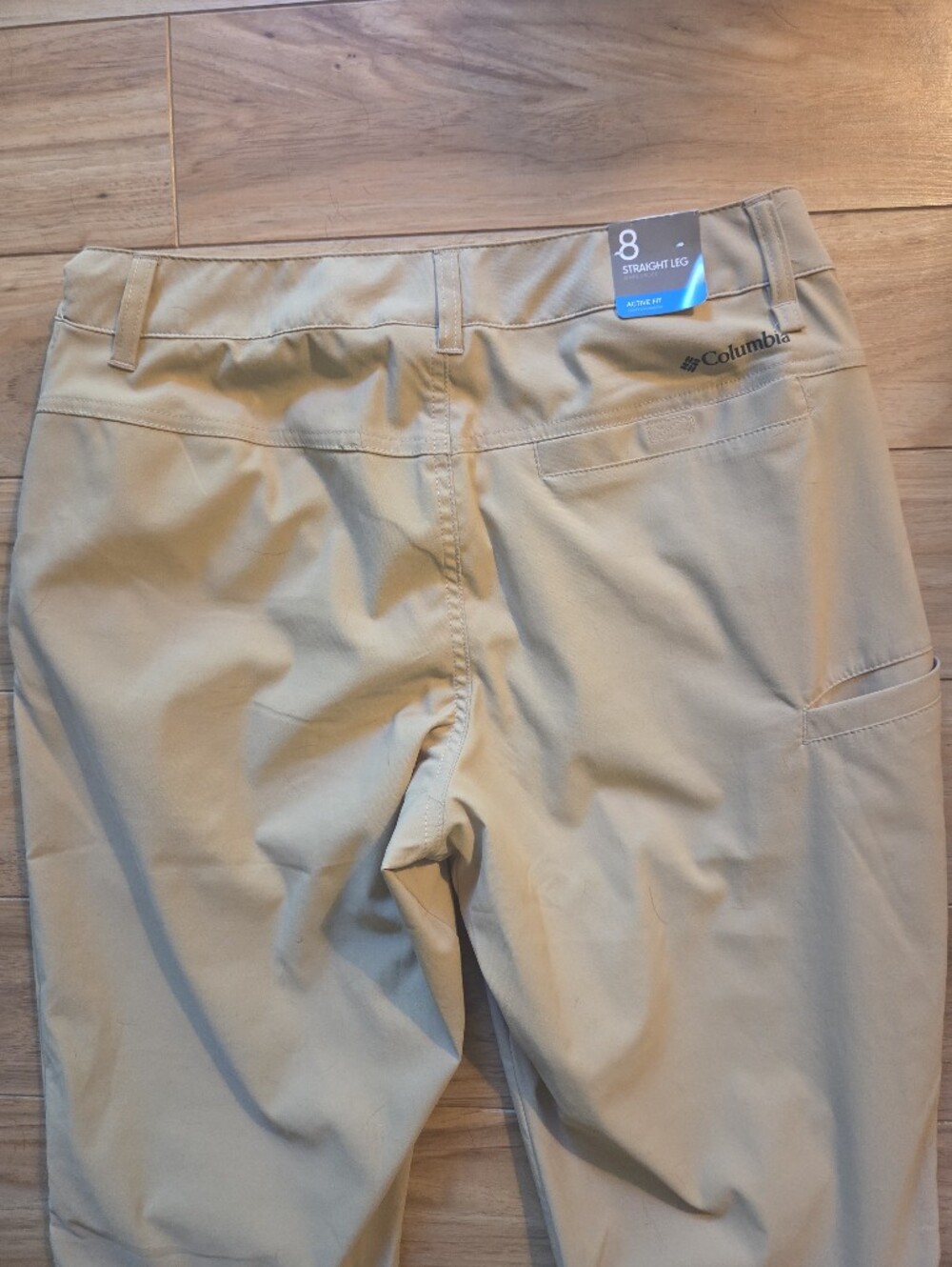 Columbia Women’s Leslie Falls Pants Size 8 Long Hiking Trail Outdoor NWT - Picture 8 of 11
